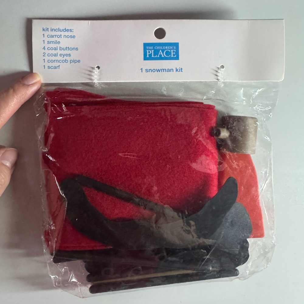 The Children's Place Snowman Kit with Red Scarf